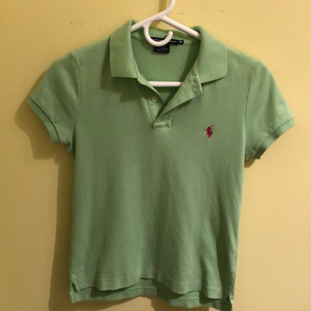 Ralph Lauren Sport green polo shirt  M slim fit